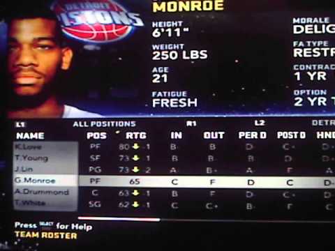 how to rebuild in nba 2k12