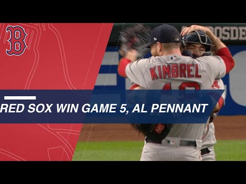 Video: Red Sox top Astros in Game 5 of ALCS to win pennant