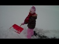 Ashleigh Playing in the Snow