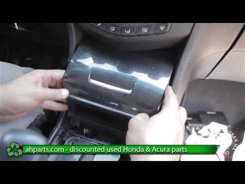 How to replace / change Center Pocket Holder for a 2003 2004 2005 2006 2007 Honda Accord REPLACE DIY