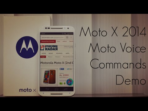 how to use moto x voice control