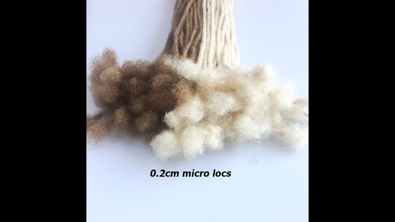0.2cm micro locs are easy to break? Look at this.