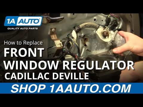 How To Install Replace Power Window Motor Front Cadillac DeVille 94-99 1AAuto.com