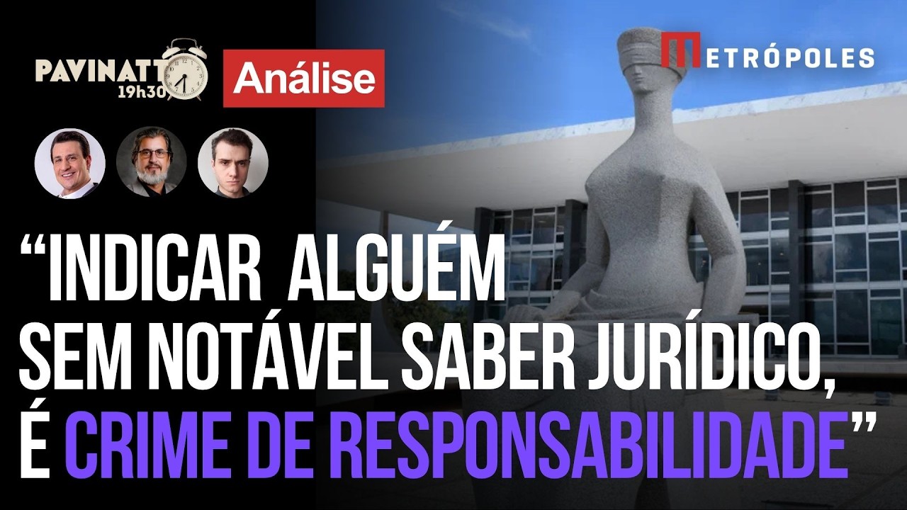 Pavinatto critica a atual forma de escolha de ministros do STF
