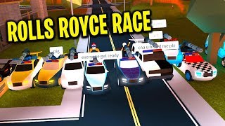 Massive New Rolls Royce Race In Jailbreak Minecraftvideos Tv
