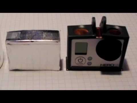 Blade 350 QX 3 und Gopro Hero Abschirmung mit Aluminiumklebeband  von Lidl