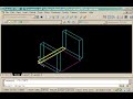 Drawing wireframe models in AutoCAD - tutorial