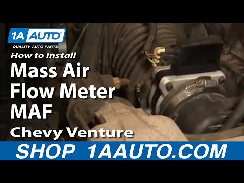 How To Install Replace Mass Air Flow Meter MAF Chevy Venture Pontiac Montana 97-05 1AAuto.com