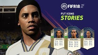 FIFA 18  FUT ICONS Stories Trailer ft Ronaldinho