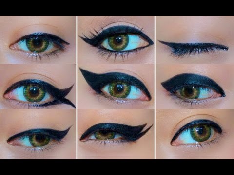 9 differenti modi per applicare l’Eyeliner ♥ Make-Up VIDEOTUTORIAL