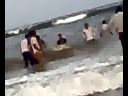playing in beachhhh