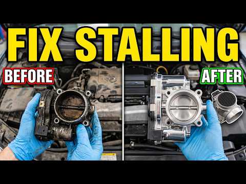 How To Fix Or Prevent Stalling, Surging Or Rough Idle, Cleaning Throttle Body and MAF Sensor
