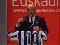 Odon Elorza en el mitin central de Gipuzkoa en el Kursaal