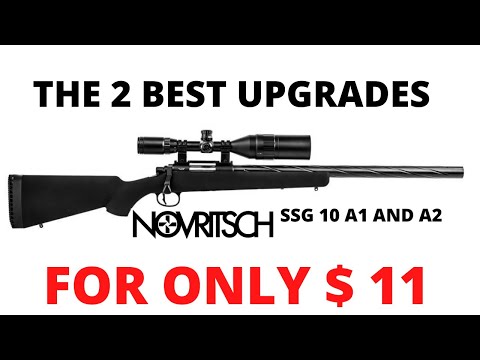 THE 2 best upgrades for your airsoft sniper rifle FOR ONLY $11!!! (novritsch ssg10 a1 & a2 / vsr10