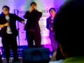 mall show at the podium.. sorry for the quality.. just shot this with my phone cam.. =(