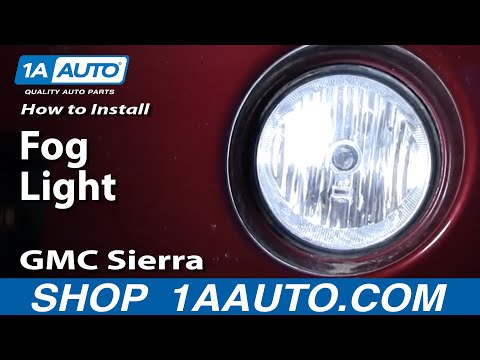 How To Install Replace Fog Light 03-06 GMC Sierra 1AAuto.com