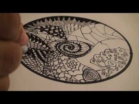 how to draw mandalas