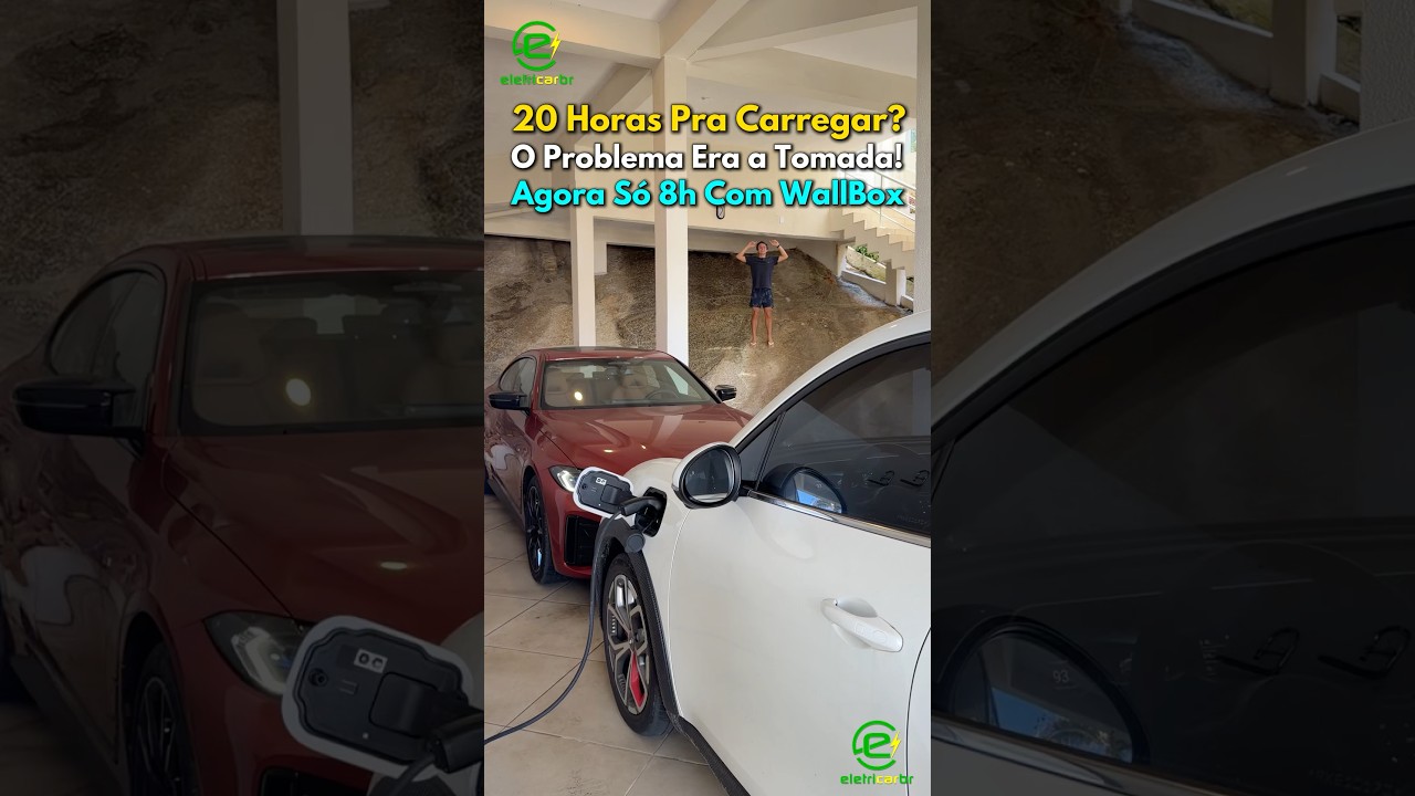 20 Horas Pra Carregar? O Problema Era a Tomada! Agora Só 8h Com WallBox⚡