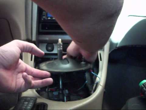 How to replace automatic shifter with any knob and boot you want.