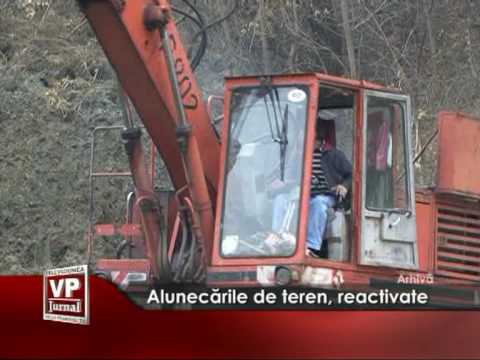 Alunecările de teren, reactivate