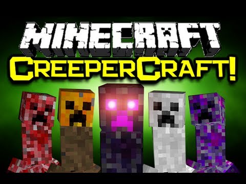 Minecraft: CREEPERCRAFT MOD Spotlight! 14 NEW Creepers! (Minecraft Mod Showcase)