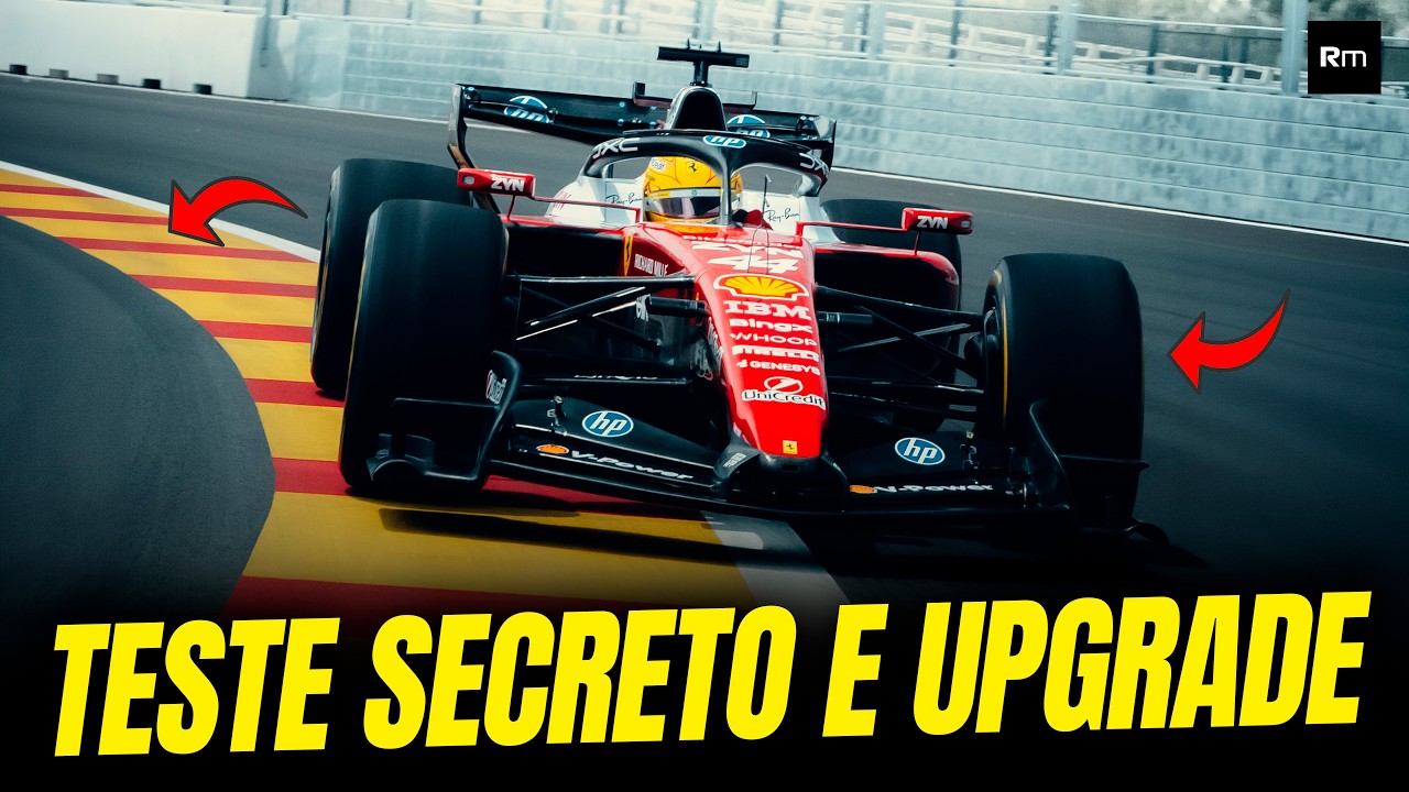 TESTE SECRETO DA FERRARI VIRA TRUNFO E UPGRADES PROMETEM AUMENTAR COMPETITIVIDADE NO GP BÉLGICA