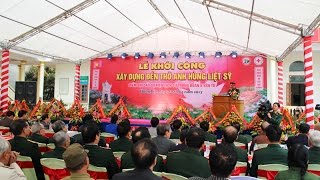 Khởi công xây dựng Đền thờ anh hùng liệt sĩ Trung đoàn 5 Yên Tử