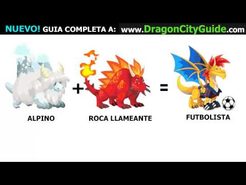 dragonfuego - http://www.DRAGONCITYGUIDE.com Dragon City Como Hacer Al Dragon Fuego Fresquito Al Dragon Futbolista Y Al Dragon Chicle Apareamiento Este dragón es un híbrid...