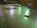 RC drifting on masonite - 2