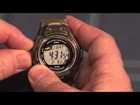 how to adjust time on g shock mt-g