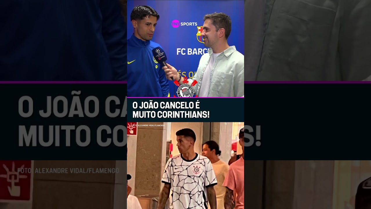 SERÁ QUE SE O DINIZ CHAMAR ELE VAI? 😅🦅 Cancelo falou da relação que tem com o Corinthians #shorts