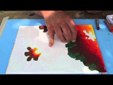how to use a oil pastel