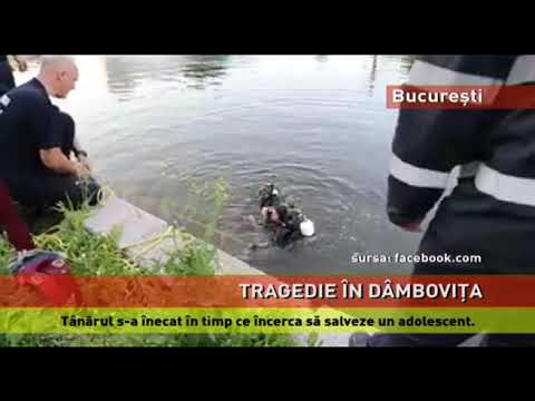 Tânăr înecat în Dâmbovița