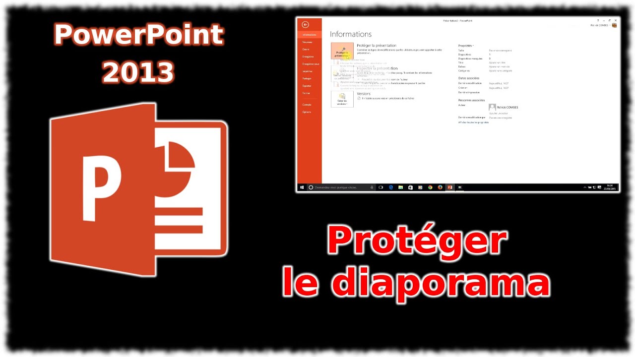 Protéger un diaporama