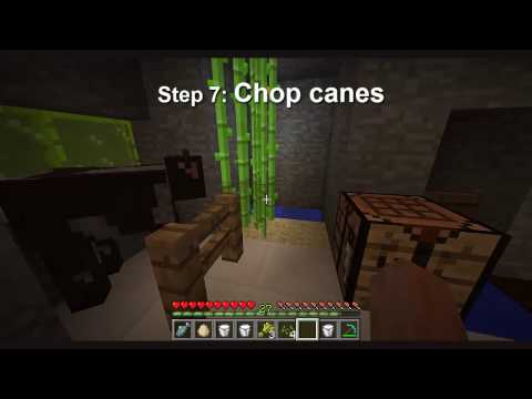 how to make om nom in minecraft
