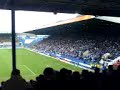 the crow getting very excited before the game then a card display fom the north stand