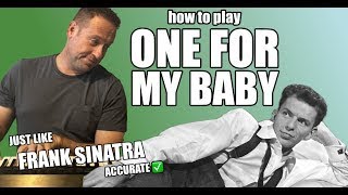 Learn To Play Piano Frank Sinatra Style