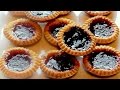 Christmas Jam Tarts How to make recipe - Strawberry tart Simple delicious snack food