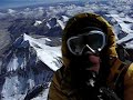 The view from the summit is awesome and stretches 100 miles where the horizon is curved. This panorama was filmed at about 8.10am after spending 30 mins on the summit and then descending 1800m to the relative safety of Camp 1 at 7100m. You can just see 3 climbers from the south col route about 100m below, approaching the summmit at the end of the clip.
