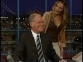 David Letterman flirts with 'Swede' Marianne Hettinger