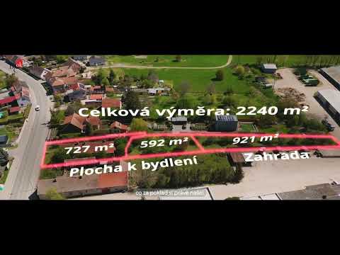 Video Prodej, pozemky/bydlení, 2219 m2, Staroholická 51, 53401 Holice, Pardubice [ID 83850]