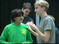 High School Improv Comedy Games : Playing Newscaster Improv Game: Pt 1