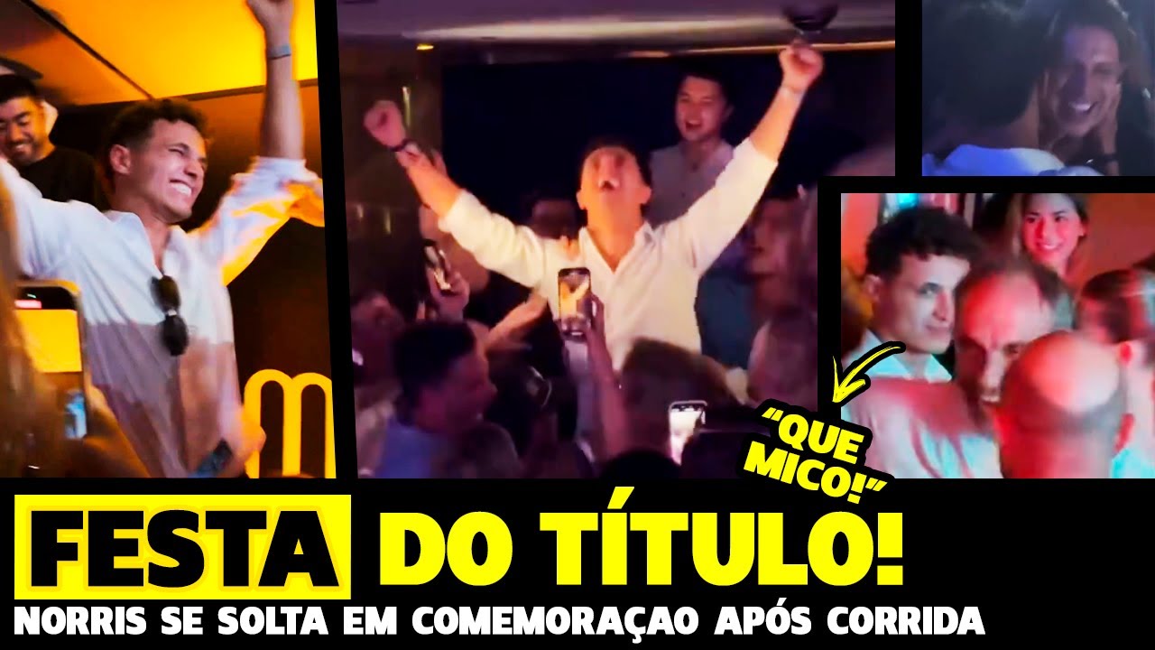Veja Como Foi A Festa Bem "Animada" De Lando Norris Após Título Da Fórmula 1 | Gp Em Casa