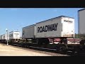 BNSF GP60 and A CN Dash 9, Eastbound on Trailer Train