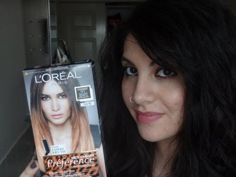 how to dip dye your hair with l'oreal