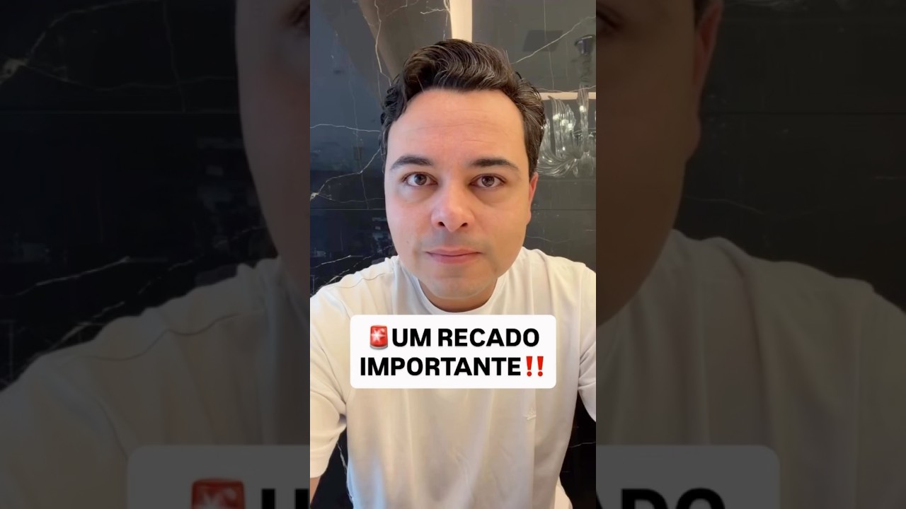 UM RECADO IMPORTANTÍSSIMO!