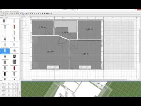 How to quickly create your floor plan in Sweet Home 3D