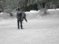 videos de Perri en manada con los chikos en la Plaza