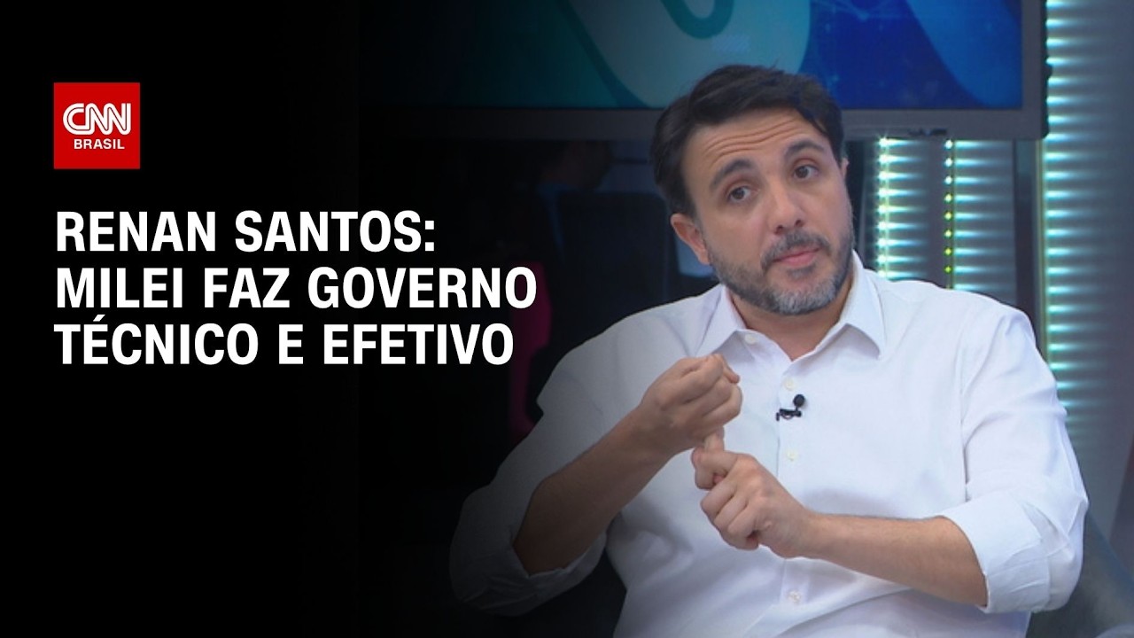 Milei faz governo técnico e efetivo e cumpre reformas prometidas, diz Renan Santos à CNN | CNN 360°