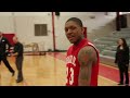 Bradley Beal vs Alonzo Mourning in a game of HORSE